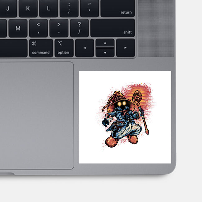 Legend Of The Black Mage-None-Glossy-Sticker-glitchygorilla