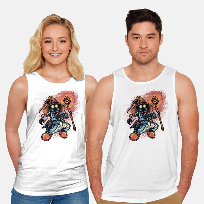 Legend Of The Black Mage-Unisex-Basic-Tank-glitchygorilla