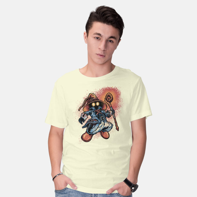Legend Of The Black Mage-Mens-Basic-Tee-glitchygorilla