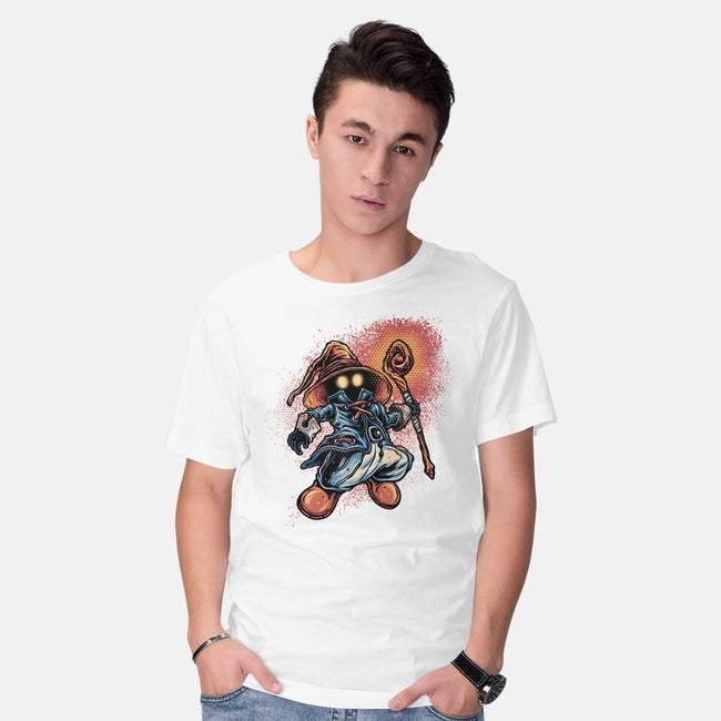 Legend Of The Black Mage-Mens-Basic-Tee-glitchygorilla