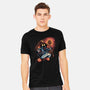 Legend Of The Black Mage-Mens-Heavyweight-Tee-glitchygorilla