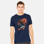Legend Of The Black Mage-Mens-Heavyweight-Tee-glitchygorilla