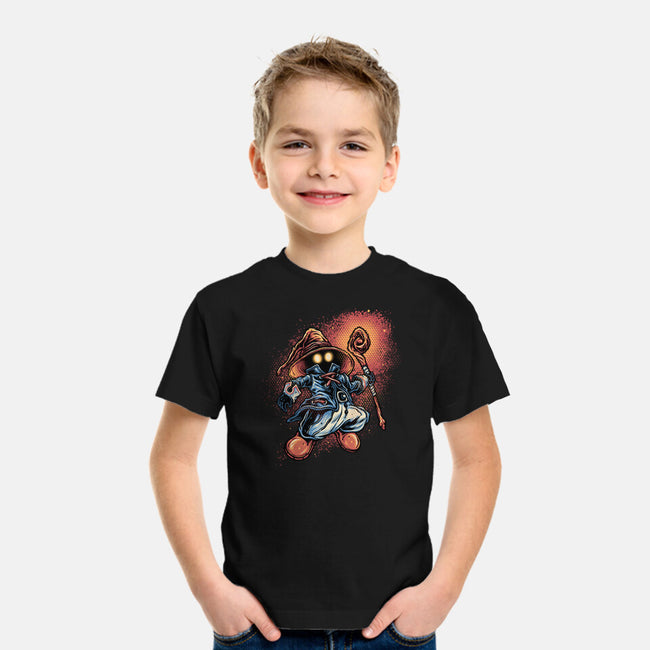 Legend Of The Black Mage-Youth-Basic-Tee-glitchygorilla