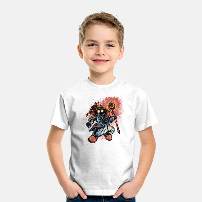 Legend Of The Black Mage-Youth-Basic-Tee-glitchygorilla