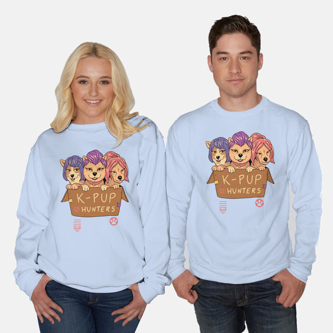 K-Pup Hunters-Unisex-Crew Neck-Sweatshirt-vp021