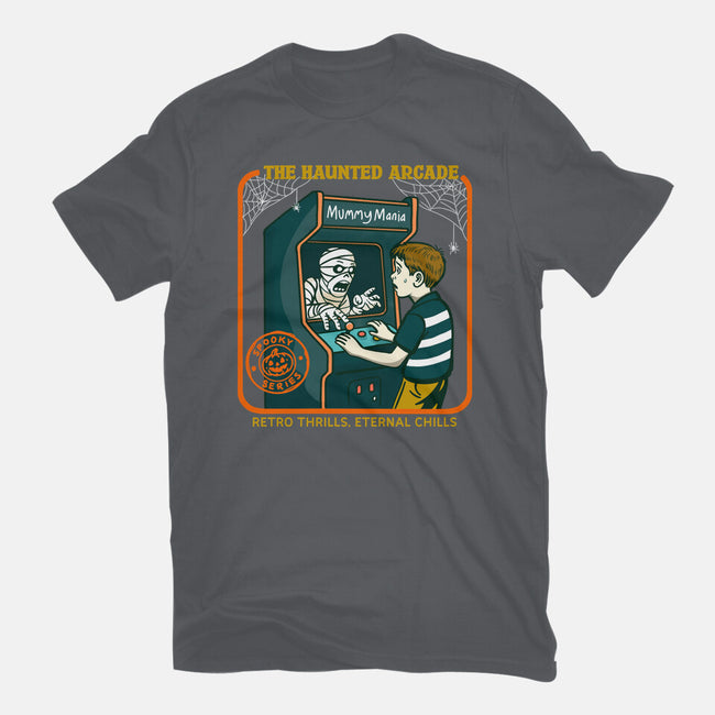 The Haunted Arcade-Womens-Fitted-Tee-Kimprut