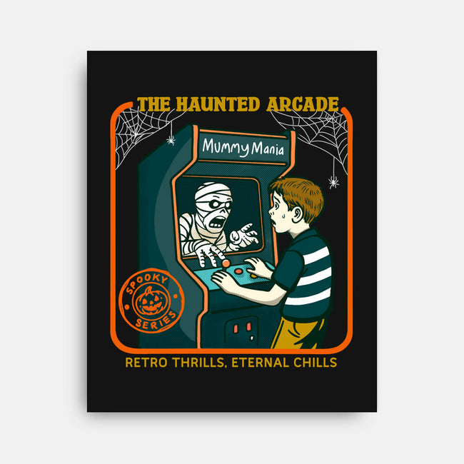 The Haunted Arcade-None-Stretched-Canvas-Kimprut