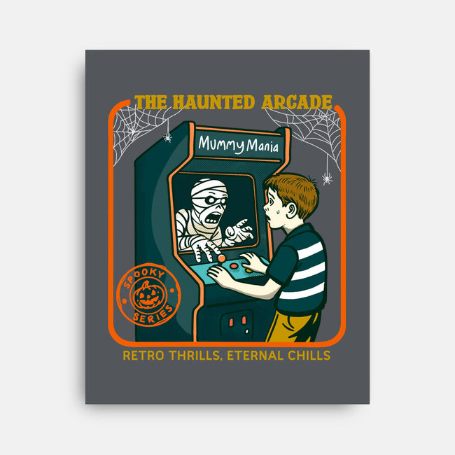 The Haunted Arcade-None-Stretched-Canvas-Kimprut