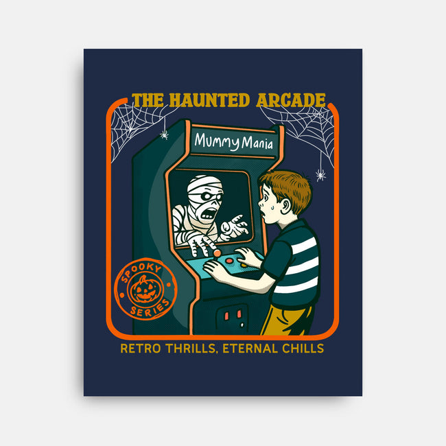 The Haunted Arcade-None-Stretched-Canvas-Kimprut