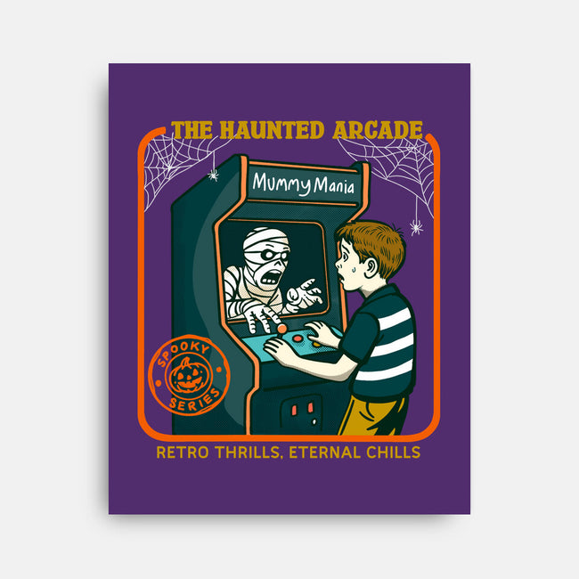 The Haunted Arcade-None-Stretched-Canvas-Kimprut