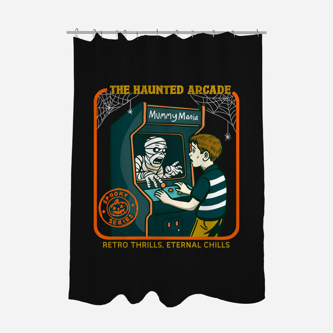 The Haunted Arcade-None-Polyester-Shower Curtain-Kimprut
