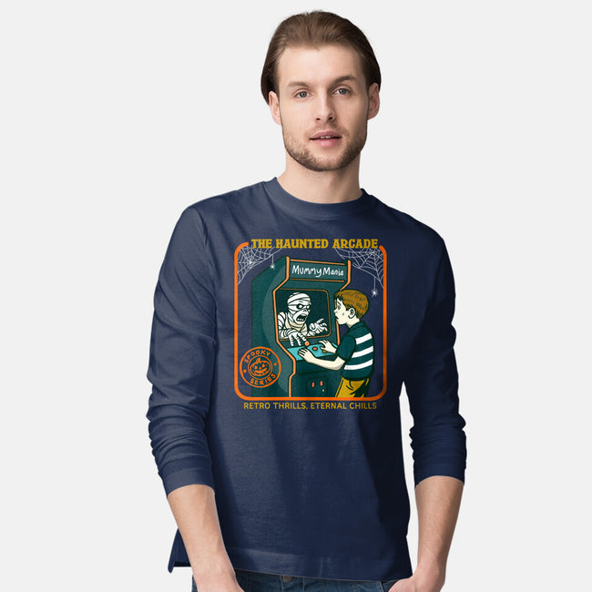 The Haunted Arcade-Mens-Long Sleeved-Tee-Kimprut