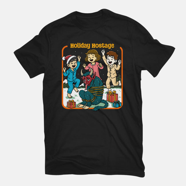 Holiday Hostage-Womens-Fitted-Tee-Kimprut