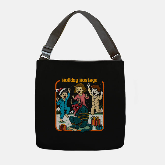 Holiday Hostage-None-Adjustable Tote-Bag-Kimprut