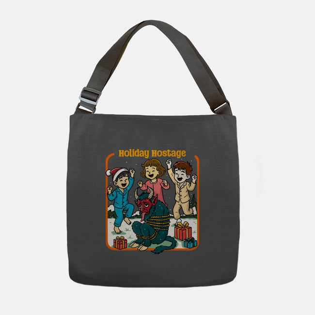 Holiday Hostage-None-Adjustable Tote-Bag-Kimprut