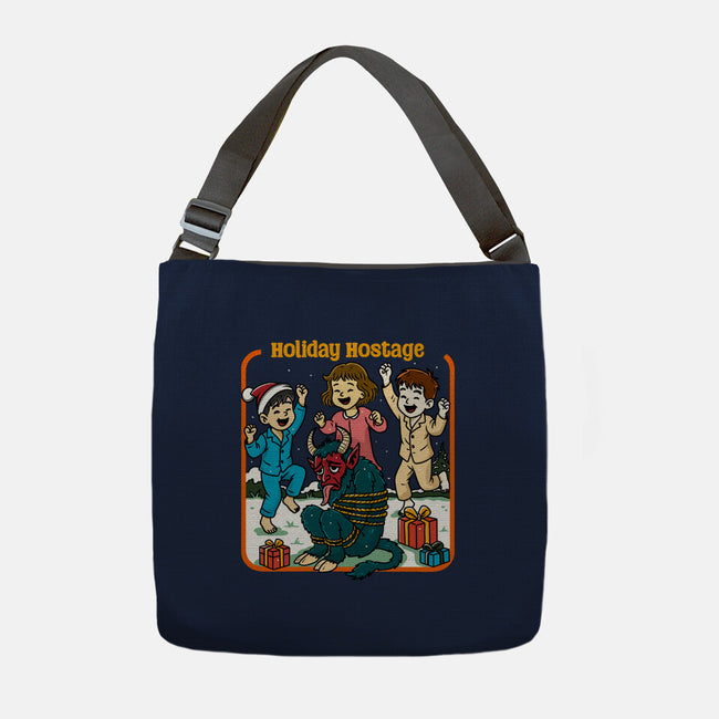 Holiday Hostage-None-Adjustable Tote-Bag-Kimprut