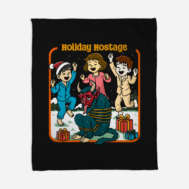 Holiday Hostage-None-Fleece-Blanket-Kimprut