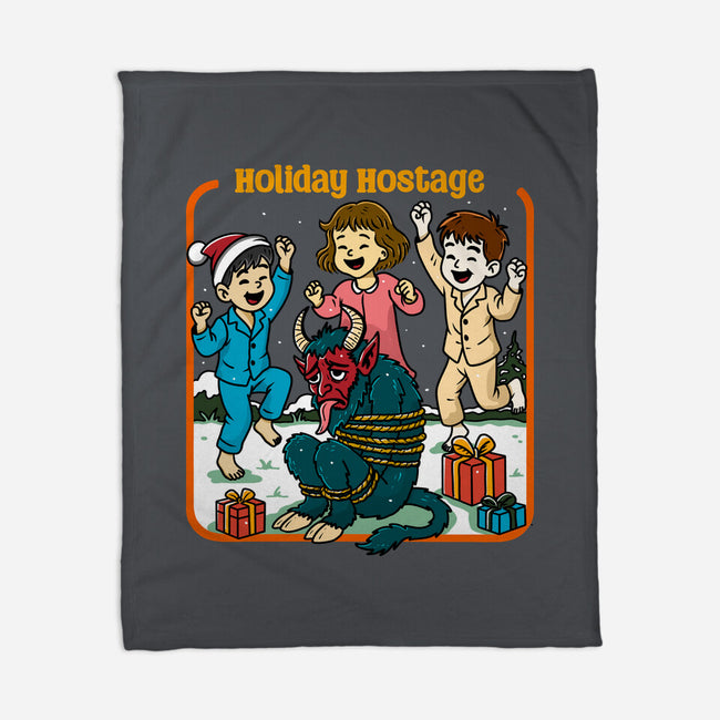 Holiday Hostage-None-Fleece-Blanket-Kimprut