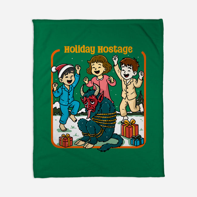 Holiday Hostage-None-Fleece-Blanket-Kimprut