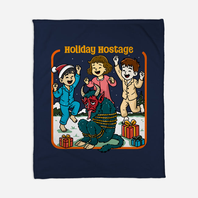 Holiday Hostage-None-Fleece-Blanket-Kimprut