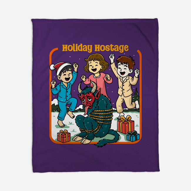 Holiday Hostage-None-Fleece-Blanket-Kimprut