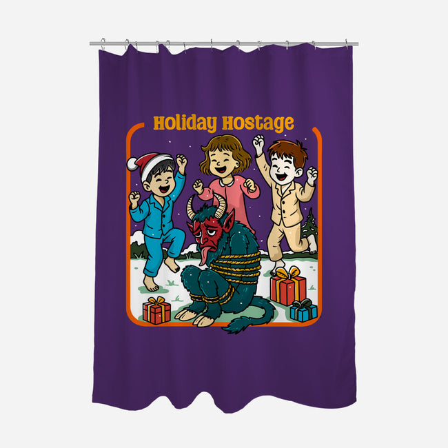 Holiday Hostage-None-Polyester-Shower Curtain-Kimprut