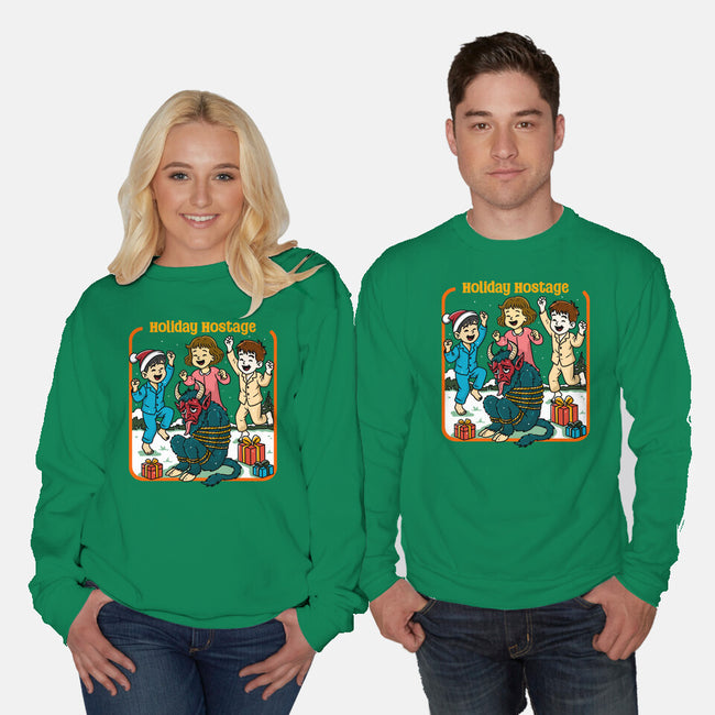 Holiday Hostage-Unisex-Crew Neck-Sweatshirt-Kimprut