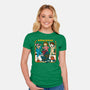 Holiday Hostage-Womens-Fitted-Tee-Kimprut