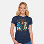 Holiday Hostage-Womens-Fitted-Tee-Kimprut