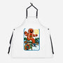 Attack Of The Gingerbread-Unisex-Kitchen-Apron-Kimprut