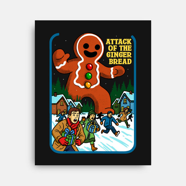Attack Of The Gingerbread-None-Stretched-Canvas-Kimprut