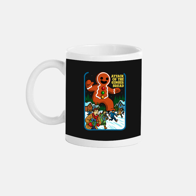 Attack Of The Gingerbread-None-Mug-Drinkware-Kimprut
