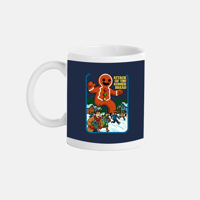Attack Of The Gingerbread-None-Mug-Drinkware-Kimprut