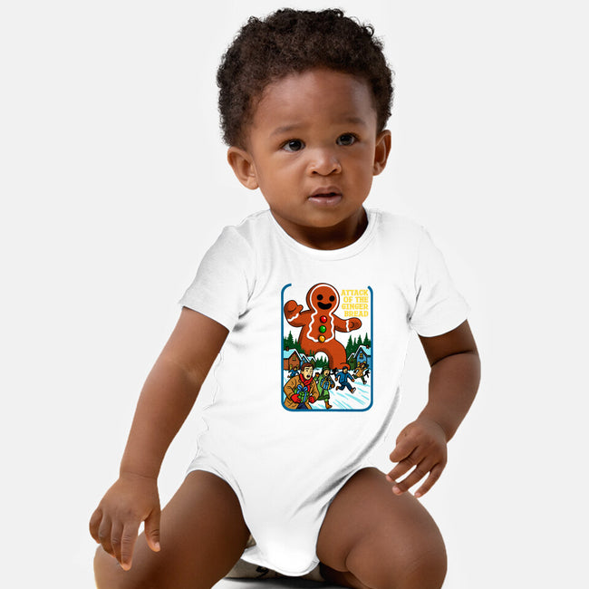 Attack Of The Gingerbread-Baby-Basic-Onesie-Kimprut