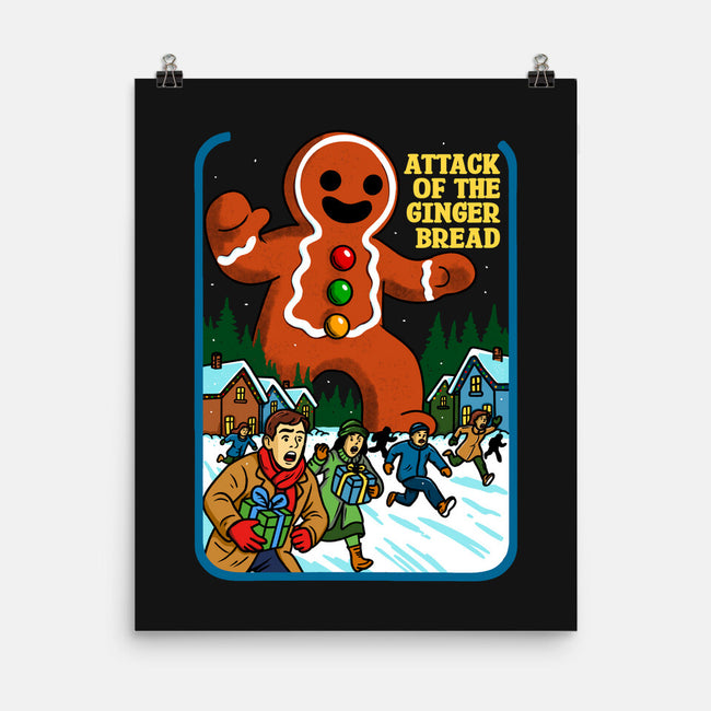 Attack Of The Gingerbread-None-Matte-Poster-Kimprut