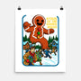 Attack Of The Gingerbread-None-Matte-Poster-Kimprut