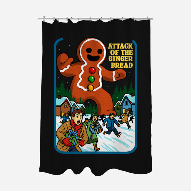Attack Of The Gingerbread-None-Polyester-Shower Curtain-Kimprut