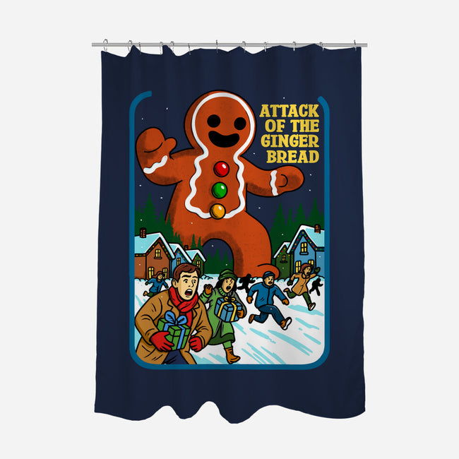 Attack Of The Gingerbread-None-Polyester-Shower Curtain-Kimprut