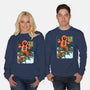 Attack Of The Gingerbread-Unisex-Crew Neck-Sweatshirt-Kimprut