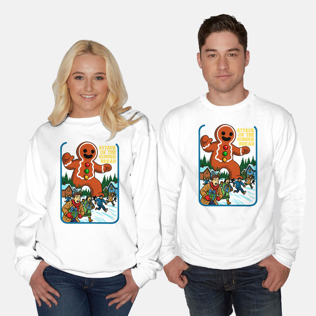Attack Of The Gingerbread-Unisex-Crew Neck-Sweatshirt-Kimprut