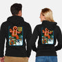 Attack Of The Gingerbread-Unisex-Zip-Up-Sweatshirt-Kimprut
