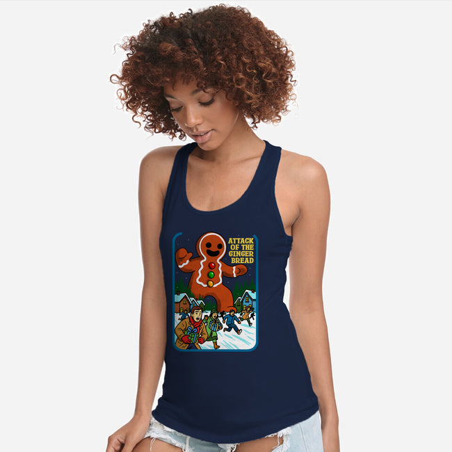 Attack Of The Gingerbread-Womens-Racerback-Tank-Kimprut