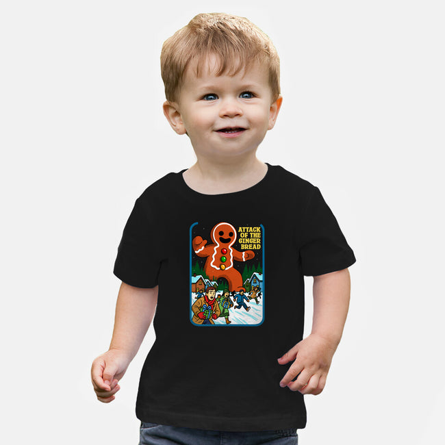 Attack Of The Gingerbread-Baby-Basic-Tee-Kimprut