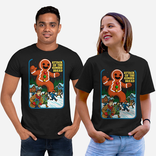 Attack Of The Gingerbread-Unisex-Basic-Tee-Kimprut