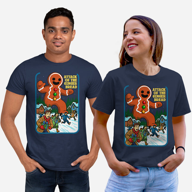 Attack Of The Gingerbread-Unisex-Basic-Tee-Kimprut