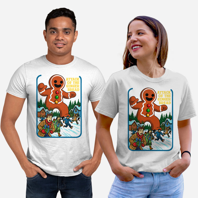 Attack Of The Gingerbread-Unisex-Basic-Tee-Kimprut