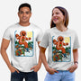 Attack Of The Gingerbread-Unisex-Basic-Tee-Kimprut