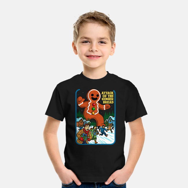 Attack Of The Gingerbread-Youth-Basic-Tee-Kimprut