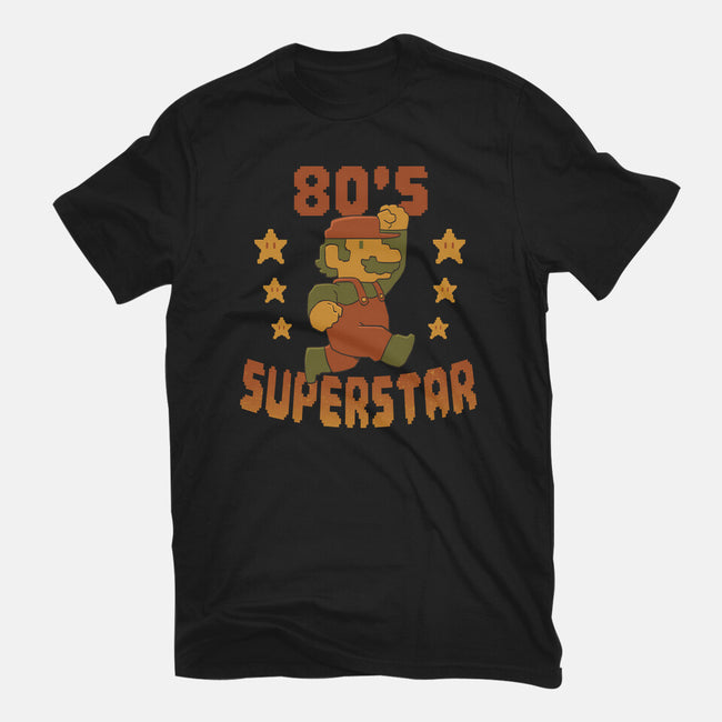 80s Star-Mens-Basic-Tee-DoOomcat