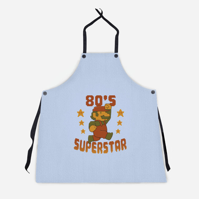 80s Star-Unisex-Kitchen-Apron-DoOomcat